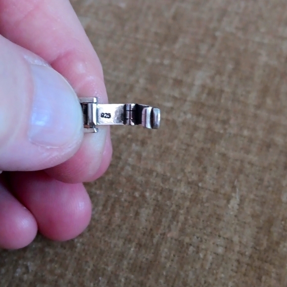 925 Silver Crystal Flower Bracelet - Picture 4 of 7